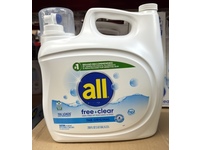 All The Original Liquid Laundry Detergent, Free Clear, 166 Loads, 208 fl oz/6.15 L - Image 3