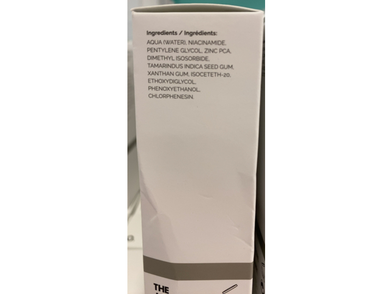 The Ordinary Niacinamide 10% + Zinc 1%, 1 fl oz/30 mL, Pack Of 2