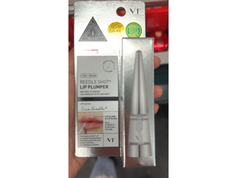 VT Cosmetics Reedle Shot, Lip Plumper, Beginner, 0.15 oz/4.3 g