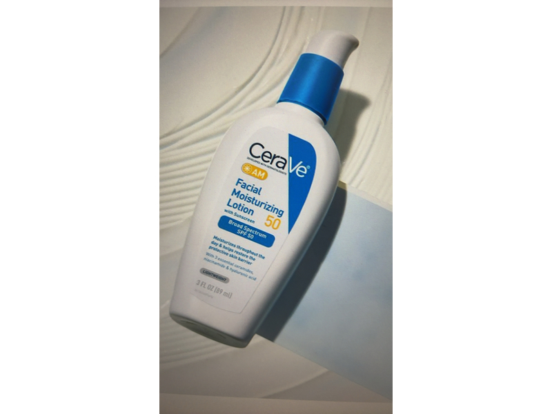 CeraVe Facial Moisturizing Lotion, SPF 50, 3 fl oz/89 mL