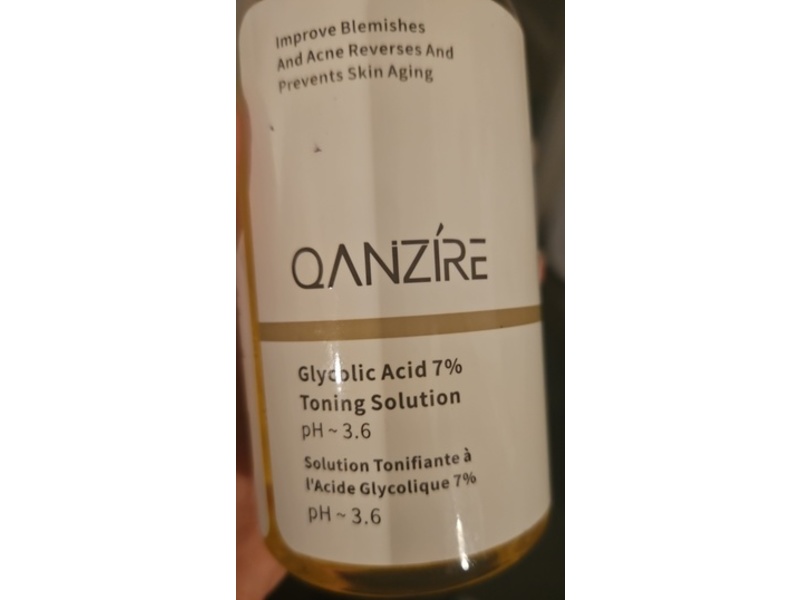 Qanzire Glycolic Acid Toning Solution, 8.11 fl oz/240 mL