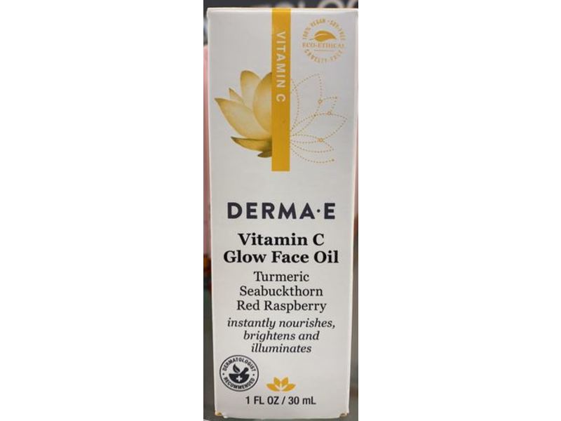Derma-E Vitamin C Glow Face Oil, 1 fl oz/30 mL