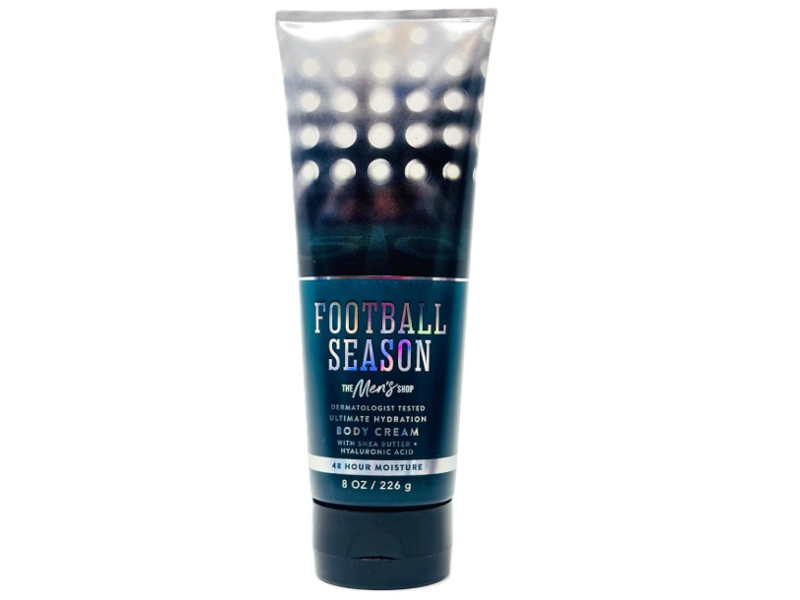 Bath & Body Works The Men's Shop Ultimate Hydration Body Cream, Football Season, 8 oz/226 g