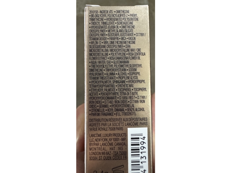 Lancome Labsolu Rouge Intimatte Soft Matte Lipstick, 320 Hush Hush, 0.12 oz/3.4 g