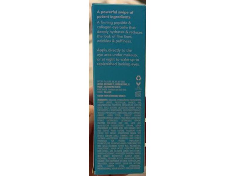 Tula Skin Care Hydrating Day & Night Treatment Eye Balm, 24-7 Power Swipe, 0.23 oz/6.5 g