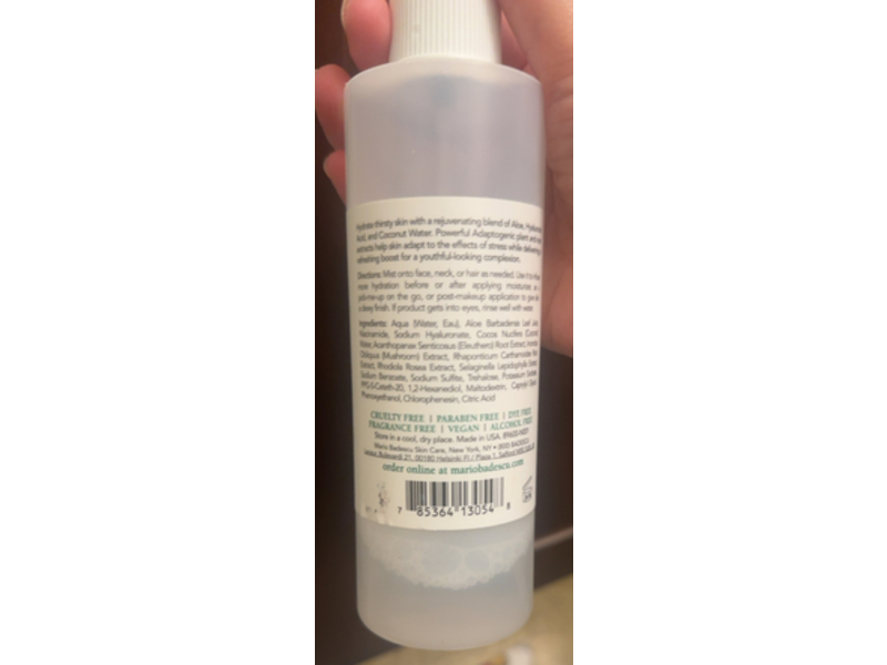 Mario Badescu Facial Spray, Aloe + Adaptogens & Coconut Water, 8 fl oz/236 mL
