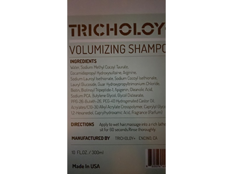 Tricholoy+ Volumizing Shampoo, 10 fl oz/300 mL