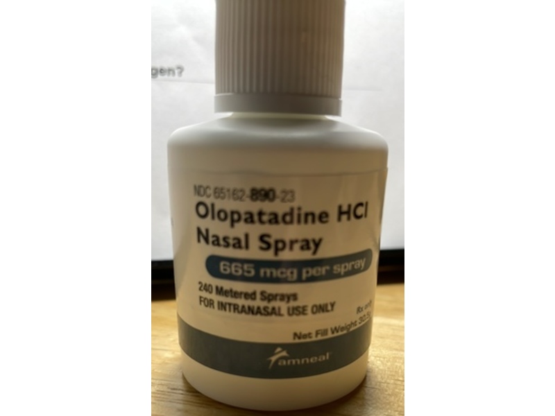 Olopatadine Hcl Nasal Spray, 30.5 g, Amneal (Rx)