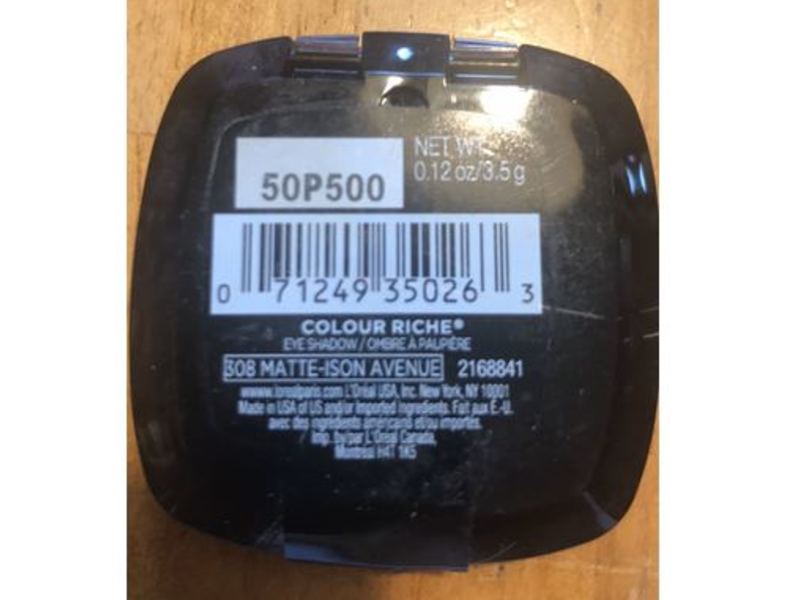 L'Oreal Paris Color Riche Eyeshadow, 308 Matte-ison Avenue, 0.12 oz/3.5 g
