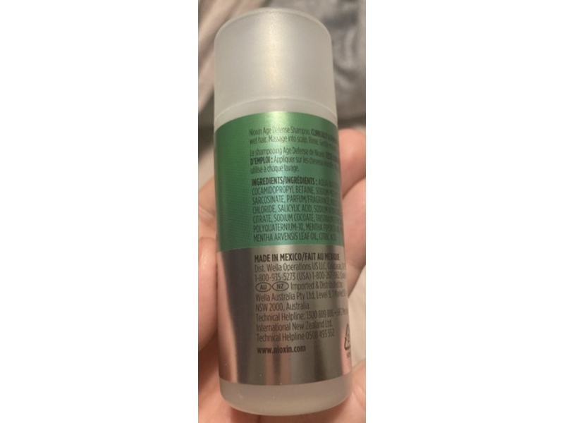 Nioxin Age Defense Shampoo, 1.6 fl oz/50 mL