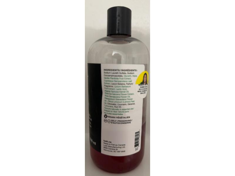 Lush Shower Gel, Roase Jam, 16.9 oz/ 500 mL
