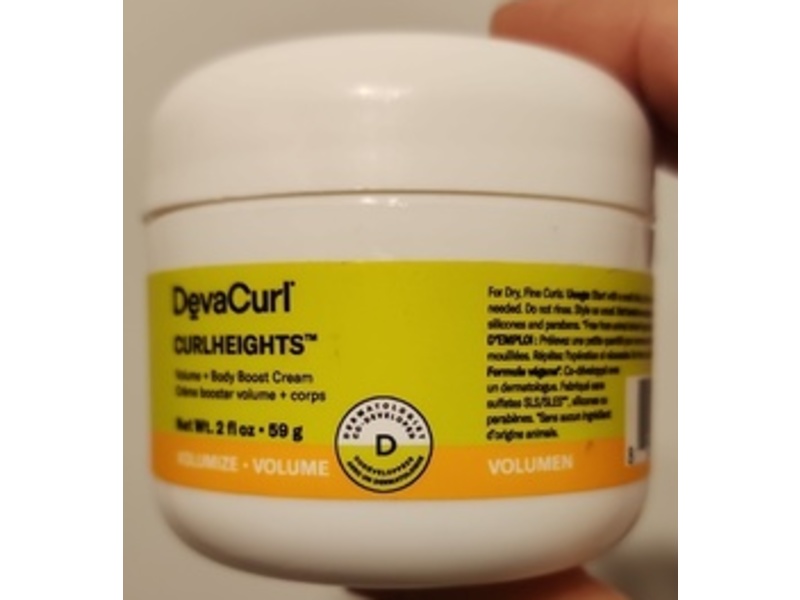 Deva Curl Curl Heights Volume + Body Boost Cream, 2 fl zo/59 g