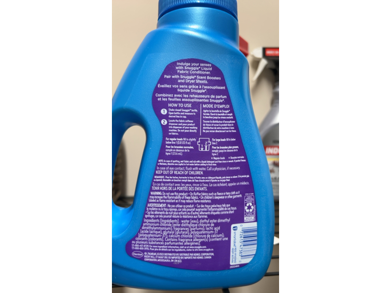 Snuggle Fabric Conditioner, Lavender & Vanilla Orchid, 55 Loads, 44 fl oz/1.3 L