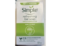 SImple Refreshing Bar Soap, Cucumber, 125 g - thumbnail 2