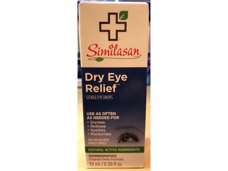 Similasan Dry Eye Relief, Original Swiss Formula, 0.33 fl oz/10 mL