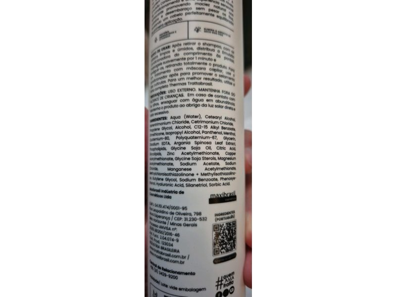 Trattabrasil Refresh Mineral Thermas Conditioner, 10.14 fl oz/300 mL