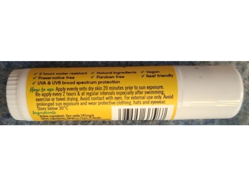 123 Nourish Me Hello Sunshine Natural Facestick, SPF 50+, 16 mL