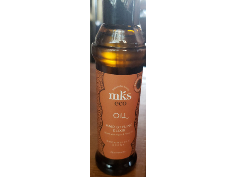 Mks Eco Oil Hair Styling Elixir, Dreamsicle Scent, 2 fl oz/60 mL