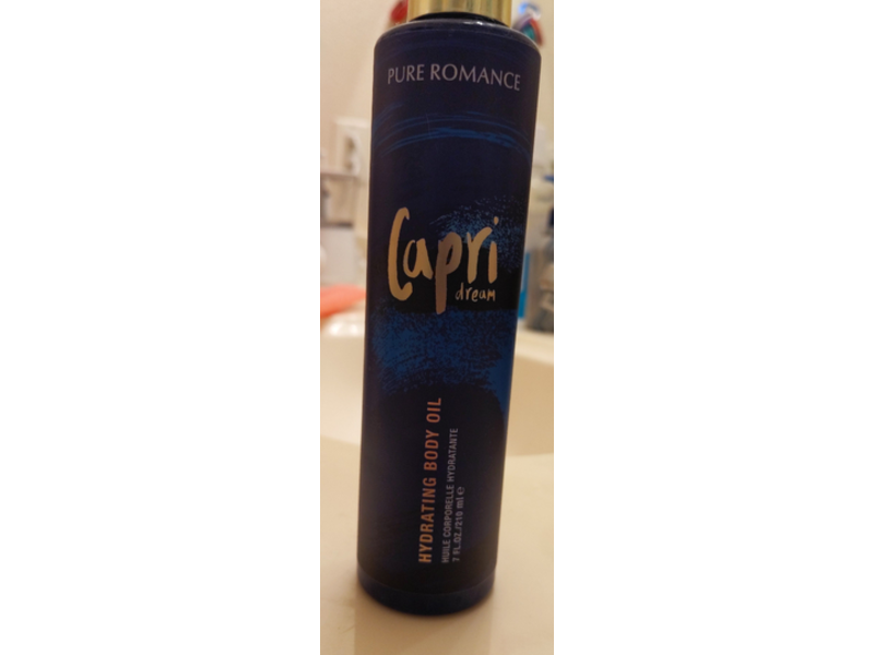 Pure Romance Capri Dream Hydrating Body Oil, Island Flowers & Agave Nectar, 7 fl oz/210 mL