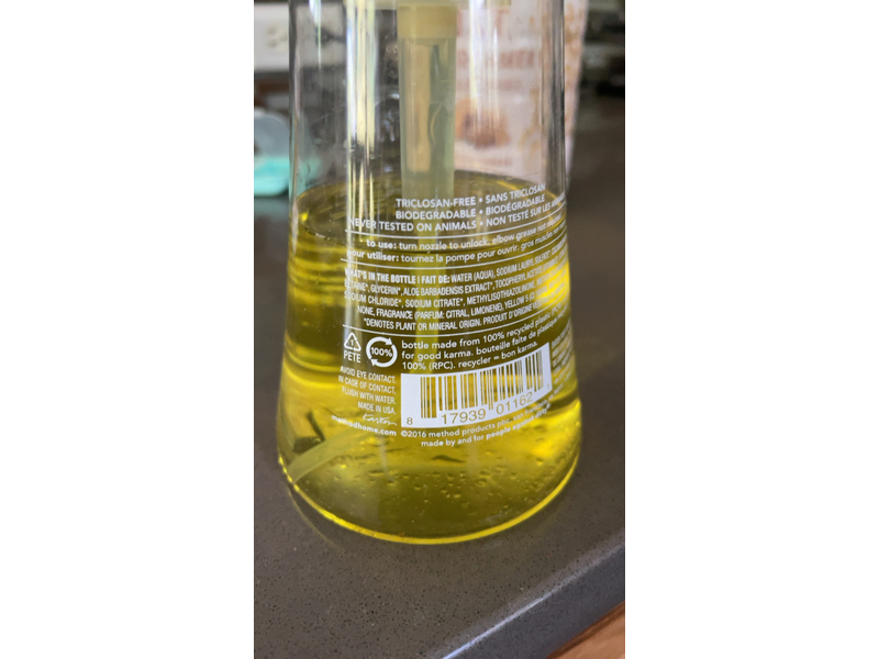 Method Foaming Hand Soap, Lemon Mint, 10 fl oz/300 mL