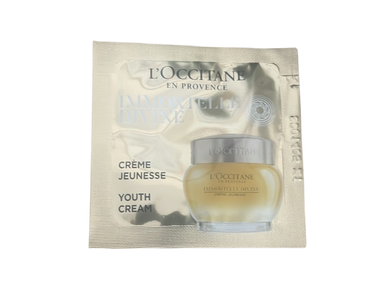 L'Occitane En Provence Immortelle Divine Youth Cream, 0.03 oz/1 mL