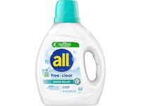 All Odor Relief Liquid Laundry Detergent, Free Clear, 49 Loads, 73 fl oz/2.15 L - thumbnail 1