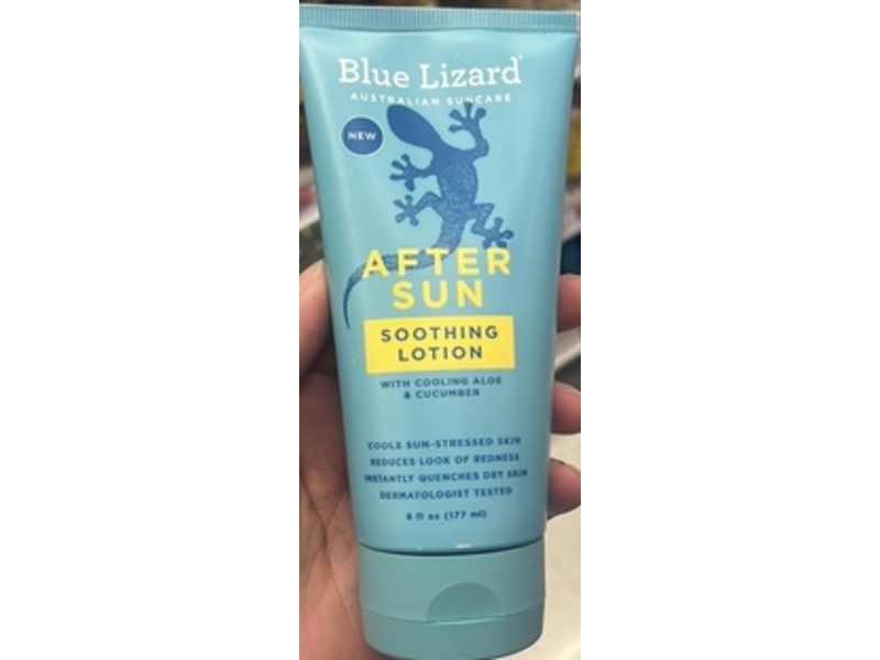 Blue Lizard After Sun Soothing Lotion with Cooling Aloe & Cucumber, 6 fl oz/177 mL