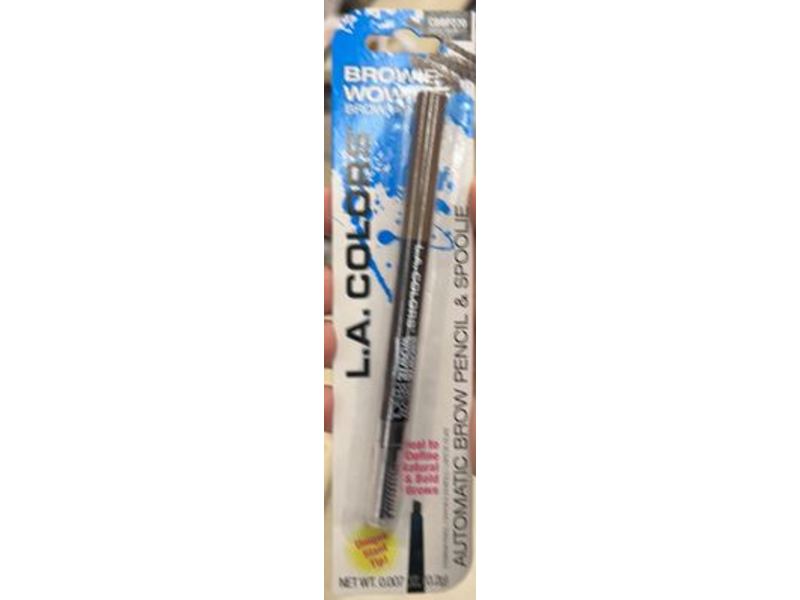 L.A. Colors Wowie Brow Pencil, Light/Medium CBBP770, 0.007 oz