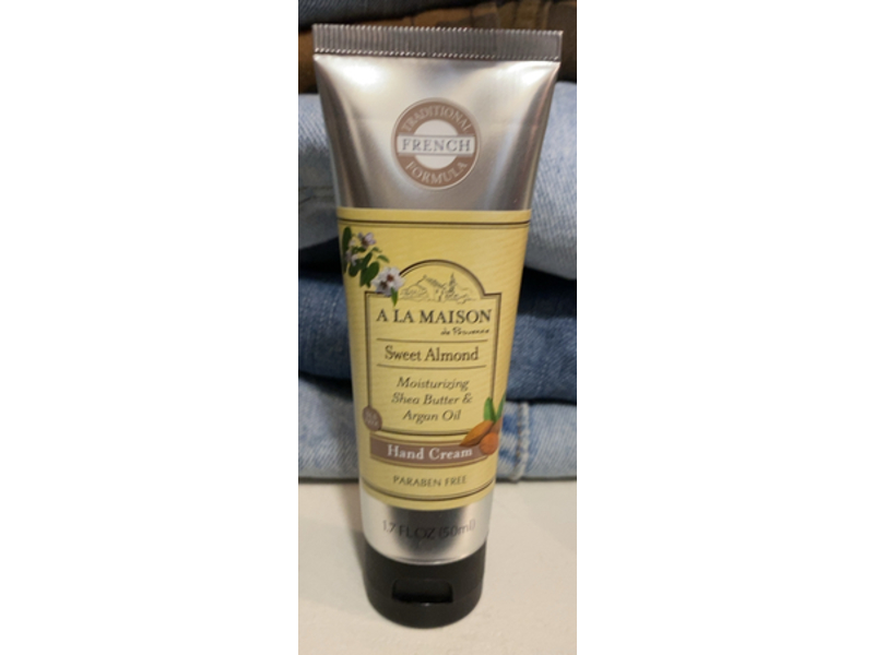 A La Maison Moisturizing Hand Cream, Sweet Almond, Shea Butter & Argan Oil, 1.7 fl oz/150 mL