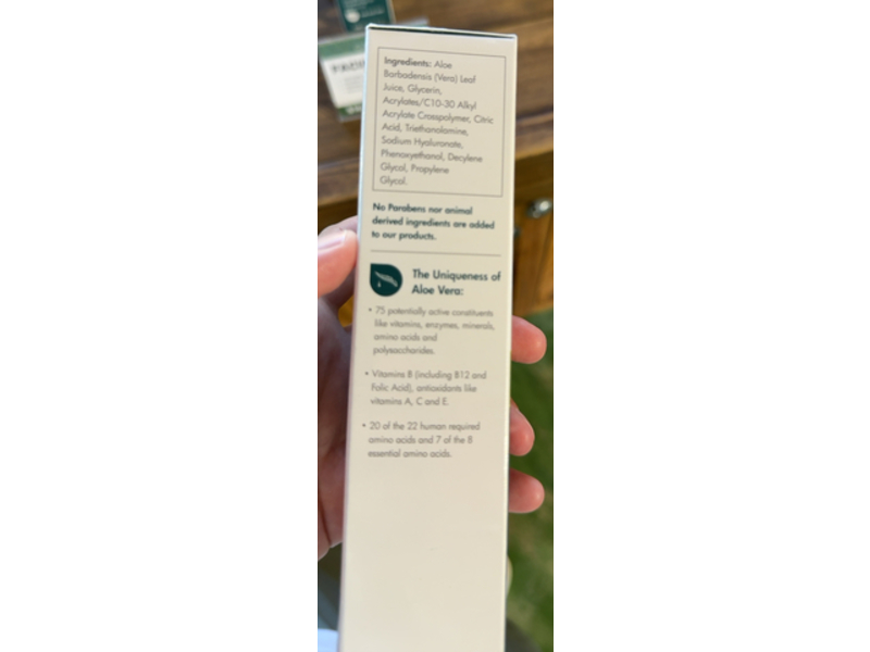 Curaloe Facial Gel, Aloe Vera, 5 fl oz/150 mL