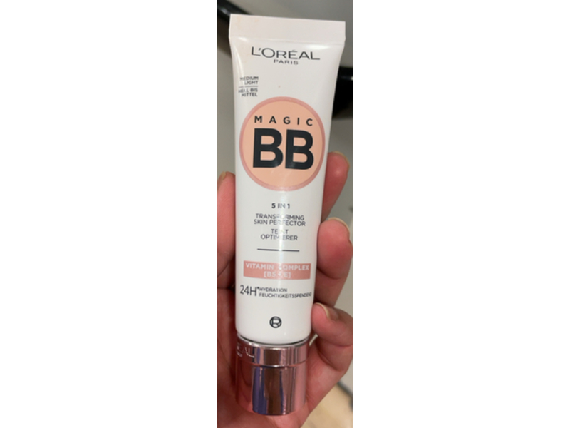 L'Oreal Paris 5 In 1 Transforming Skin Perfector, 03 Medium Light, 1 oz/30 mL