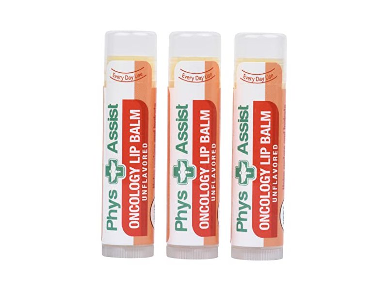 PhysAssist Oncology Lip Balm, 0.45 oz/12.75 g, Pack Of 3