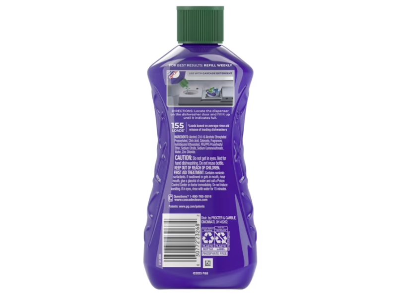 Cascade Clean + Dry Booster, 155 Loads, 16.0 fl oz/473 mL