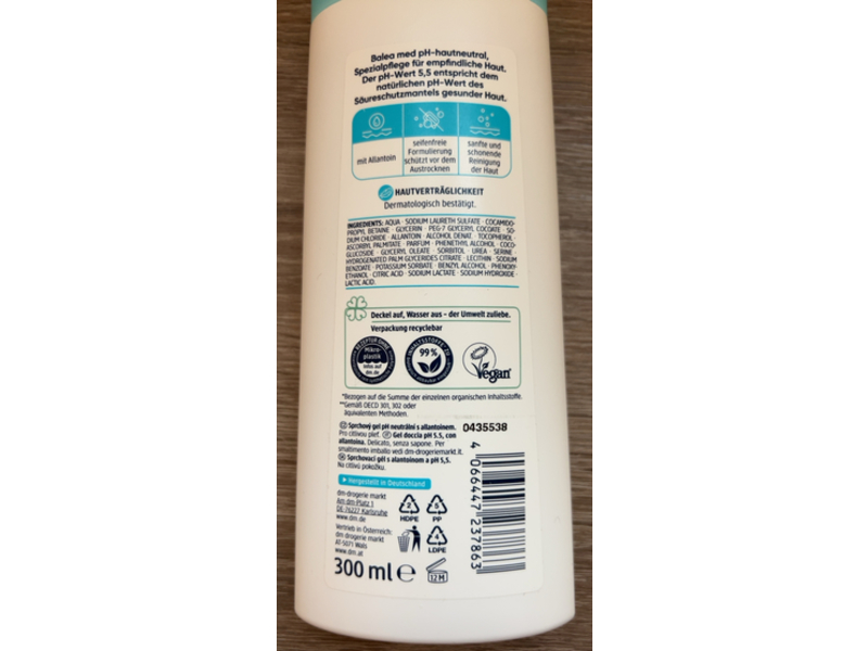 Dm Balea Shower Gel, 300 mL