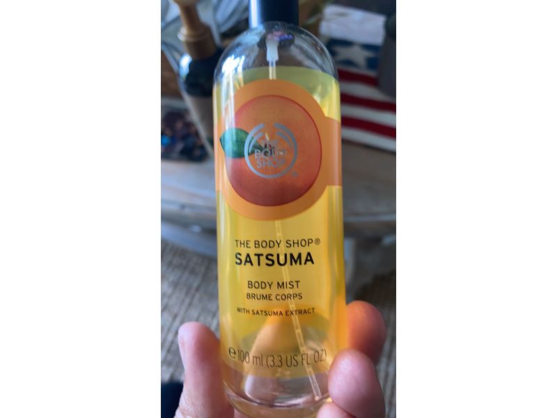The Body Shop Satsuma Body Mist, Paraben-Free Body Spray, 3.3 Fl. Oz.