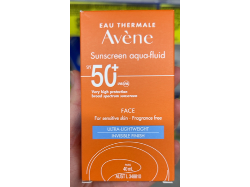Eau Thermale Avene Aqua-Fluid Sunscreen, SPF 50+, 40 mL