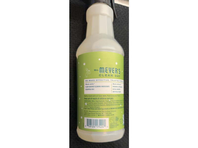 Mrs. Meyer's Multi-Surface Everyday Cleaner, Iowa Pine, 16 fl oz/473 mL, Pack Of 3