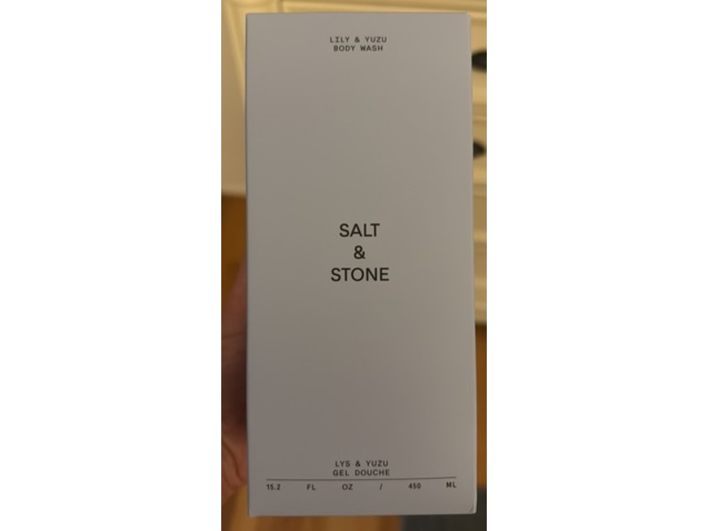 Salt & Stone Body Wash, Lily & Yuzu, 15.2 fl oz/450 mL