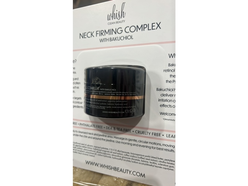 Whish Neck Firming Complex, Bakuchiol, 3.4 fl oz/100 mL