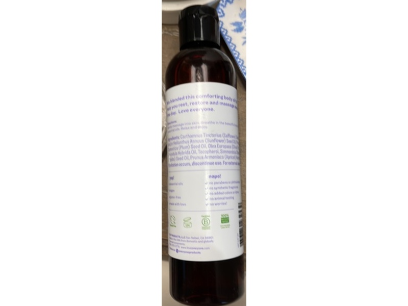 Everyone For Every Body Soothing Body Oil, Dreamy Lavender, 8 fl oz/237 mL