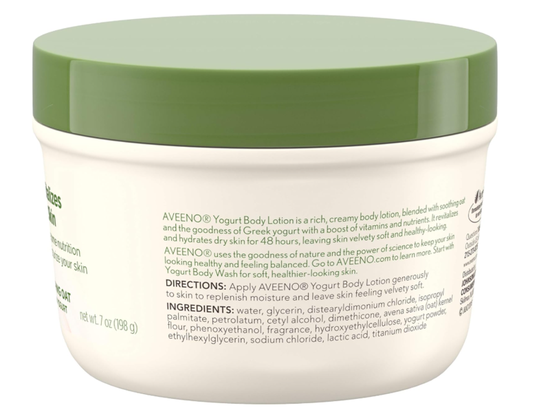 Aveeno Daily Moisturizing Body Yogurt, 7 oz/198 g