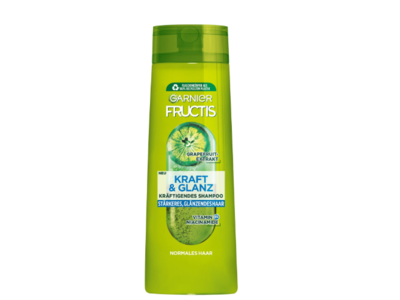 Garnier Fructis Kraft & Glanz Shampoo, Grapefruit + Vitamin B3& B6, 300 mL