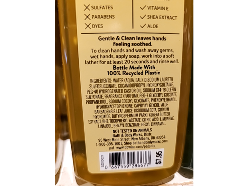 White Barn Gentle & Clean Foaming Hand Soap, Kitchen Lemon, 8.75 fl oz/259mL