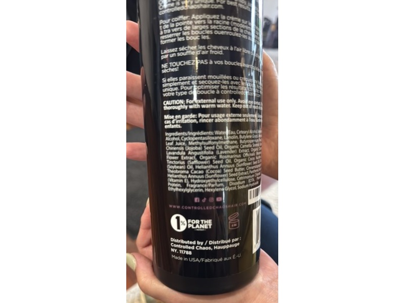 Controlled Chaos Curl Cream, 32 fl oz/946 mL