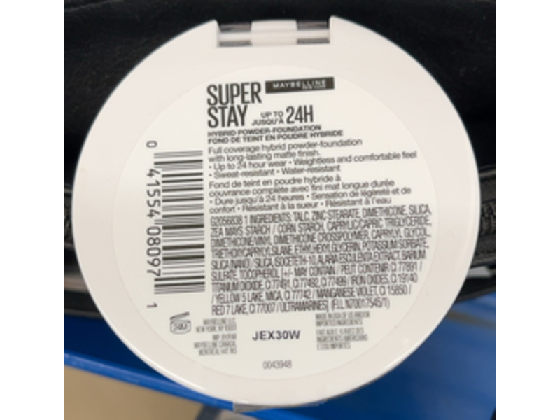 Maybelline New York Super Stay Hybrid Powder - Foundation, 128, 0.21 oz/6 g