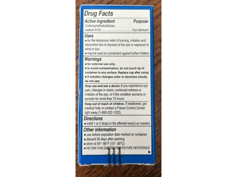 CVS Health Lubricant Eye Drops, 0.5 fl oz/15 mL