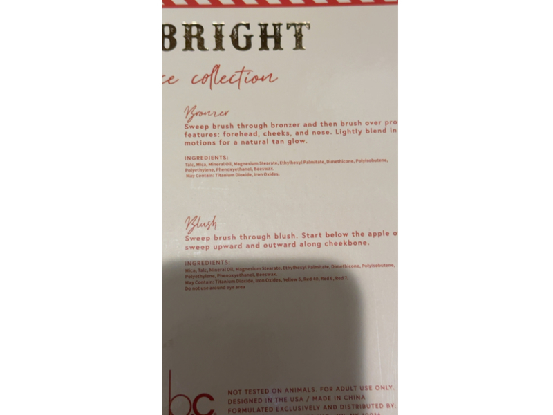 Beauty Concepts Happy Holidays All Is Bright Eyes & Face Pallette