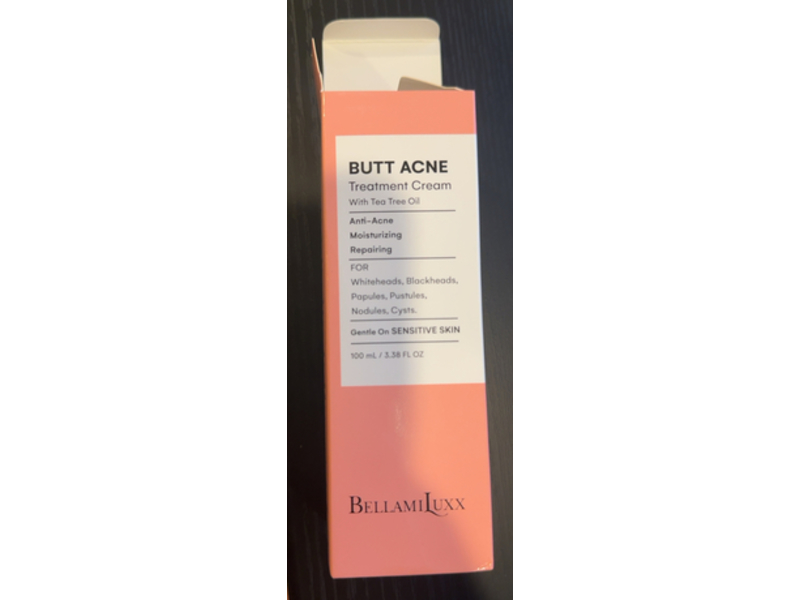 Bellamiluxx Butt Acne Treatment Cream with Tea Tree Oil, 100 mL