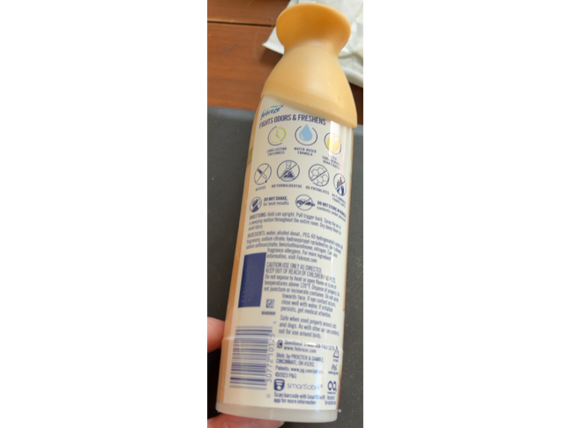 Febreze Soothe & Restore Air Mist, Whipped Warm Sugar + Shea Butter, 8.8 oz/250 g