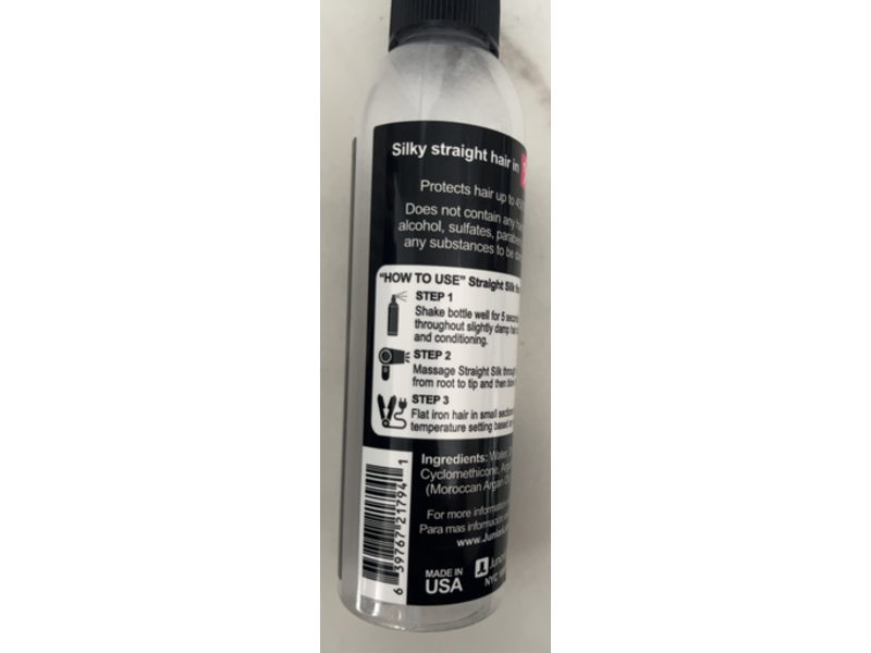 Junior Labs Straight Silk Spray, Argan Oil, 6 fl oz/177 mL